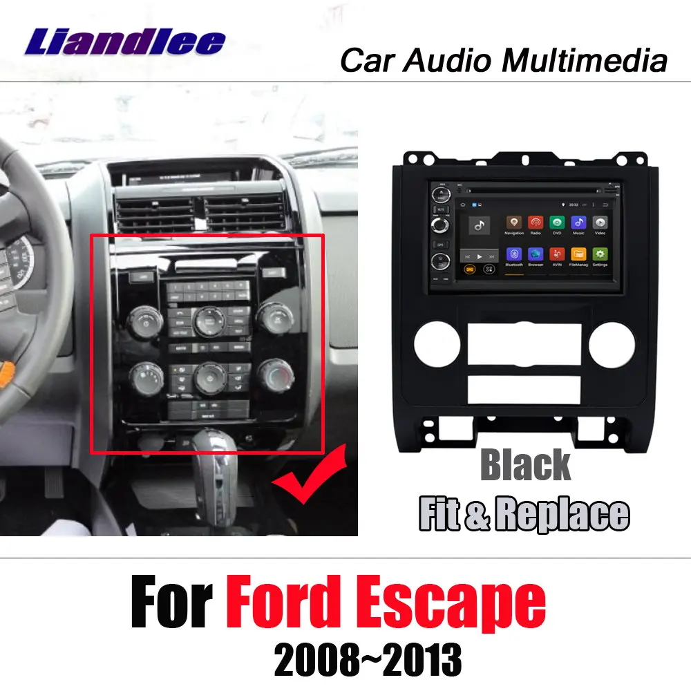 Liandlee Android 7,1 для Ford Escape 2008~ 2013 автомобильный стерео экран Видеокамера BT DVD Carplay карта gps-навигатор мультимедиа