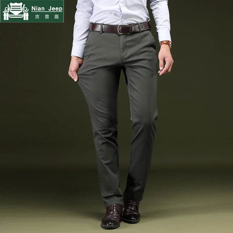 2020 New Casual Pants Men Brand High Quality Business Mens Trousers Cotton Formal Clothing Male Plus Size 28-42 pantalon homme 2020 New Casual Pants Men Brand High Quality Business Mens Trousers Cotton Formal Clothing Male Plus Size 28-42 pantalon homme