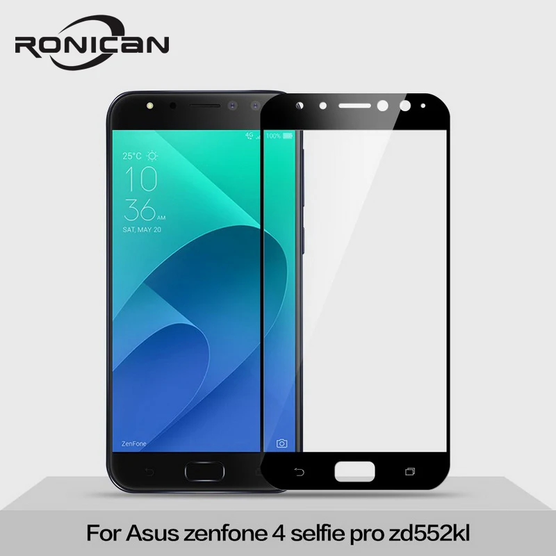 Для Asus zenfone 4 selfie pro ZD552KL закаленное стекло ronian полное покрытие протектор экрана ZD552KL стекло закаленное защитное