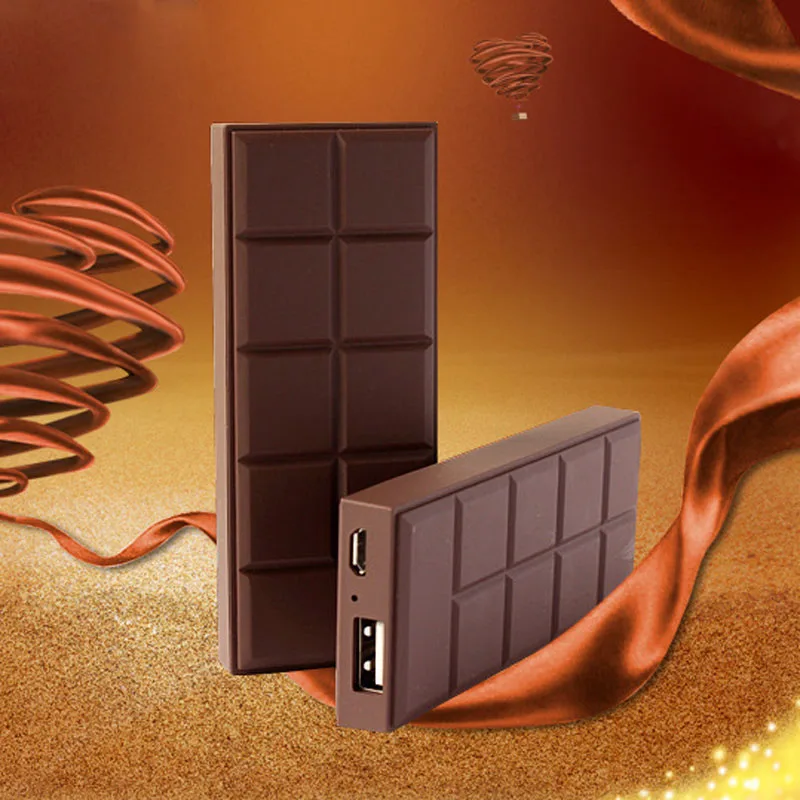 Super Slim Chocolate Style Power Bank 3000mAh Portable