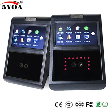 

Face Facial Recognition Device TCP IP Attendance Access Control Biometric Time Clock Recorder Employee Electronic Reader 5YAF5