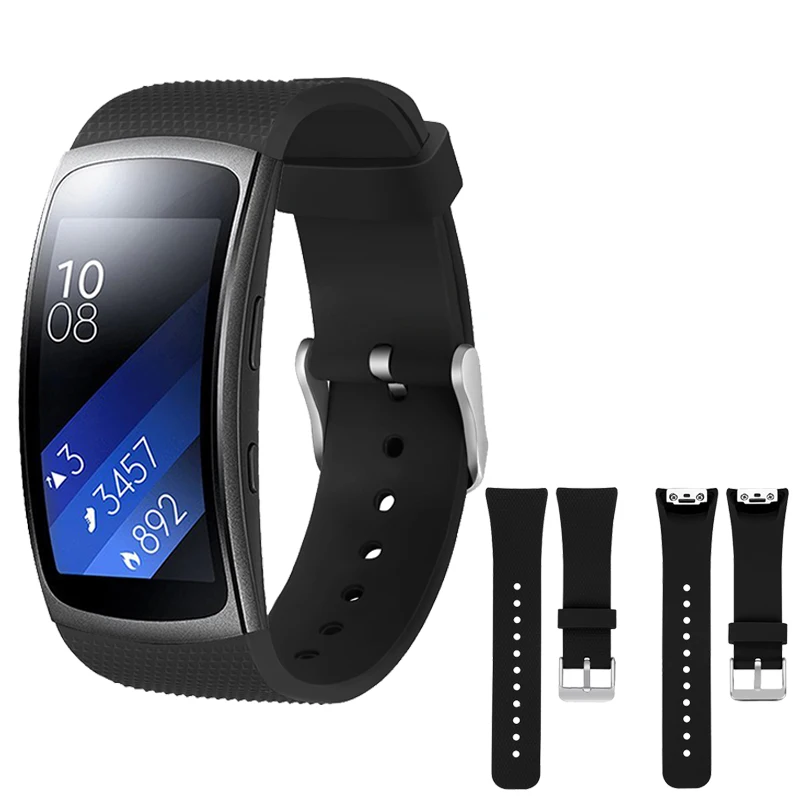 Ремешок для samsung gear Fit 2 Pro, умный браслет на запястье для gear fit2 pro, SM-R360, браслет, спортивные ремешки, регулируемые силиконовые