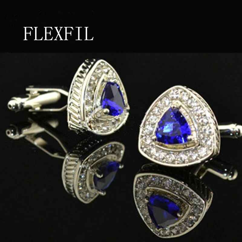 

shirt cufflink for mens designer Crystal Fives-color Cuff link Button male High Quality fashion Luxury Wedding