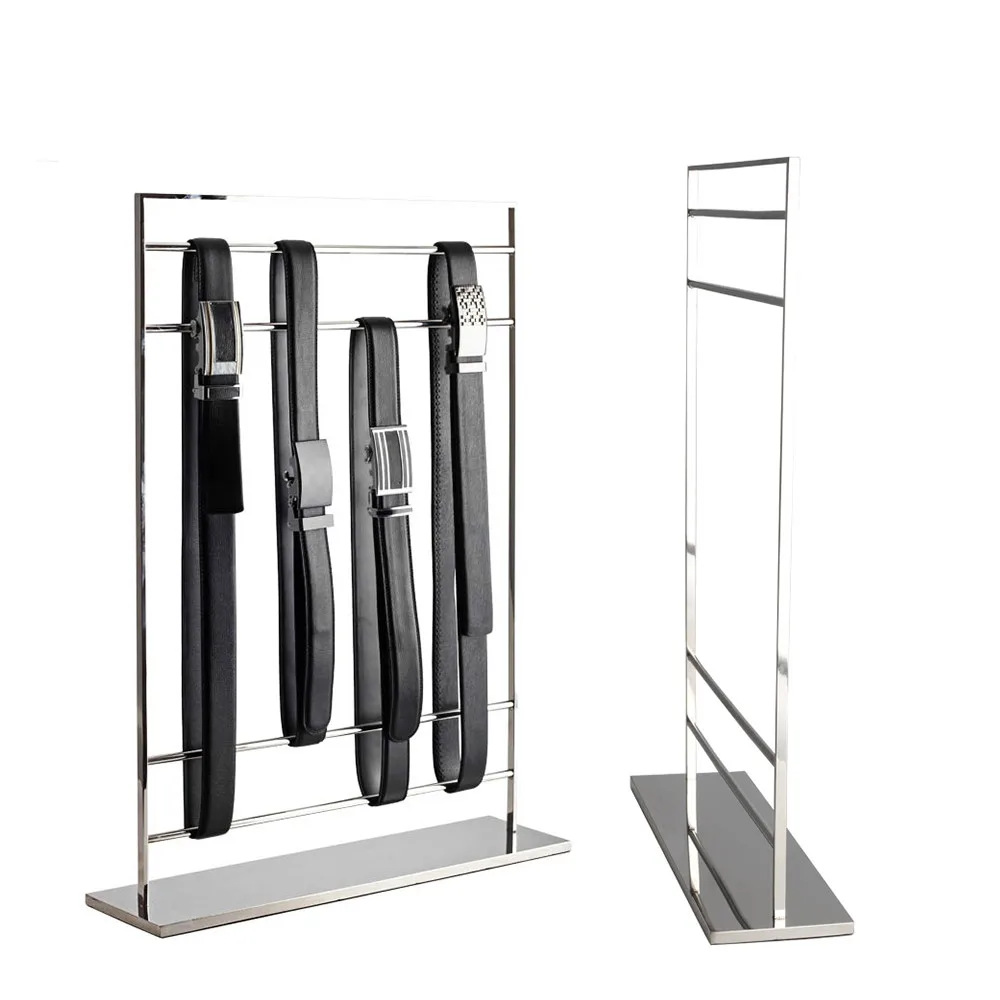 Buy High end Stainless Steel Belt Display Racks