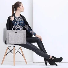 13 15,6 17 дюймов Супер светильник сумка для ноутбука из шерстяного войлока для Macbook lenovo Dell Hp Asus сумка для компьютера чехол для ноутбука новая горячая распродажа