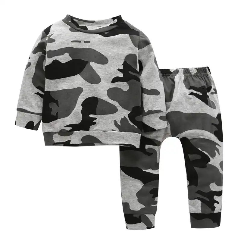 baby boy camo joggers