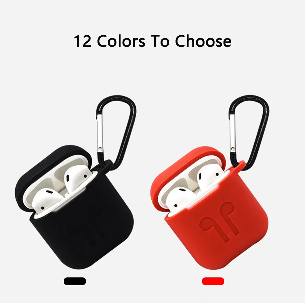 Five-piece Earphone Accessories For Apple Airpods Earbud Case Storage Box Soft Waterproof Silicone Mini Headset Protective Cover (6)