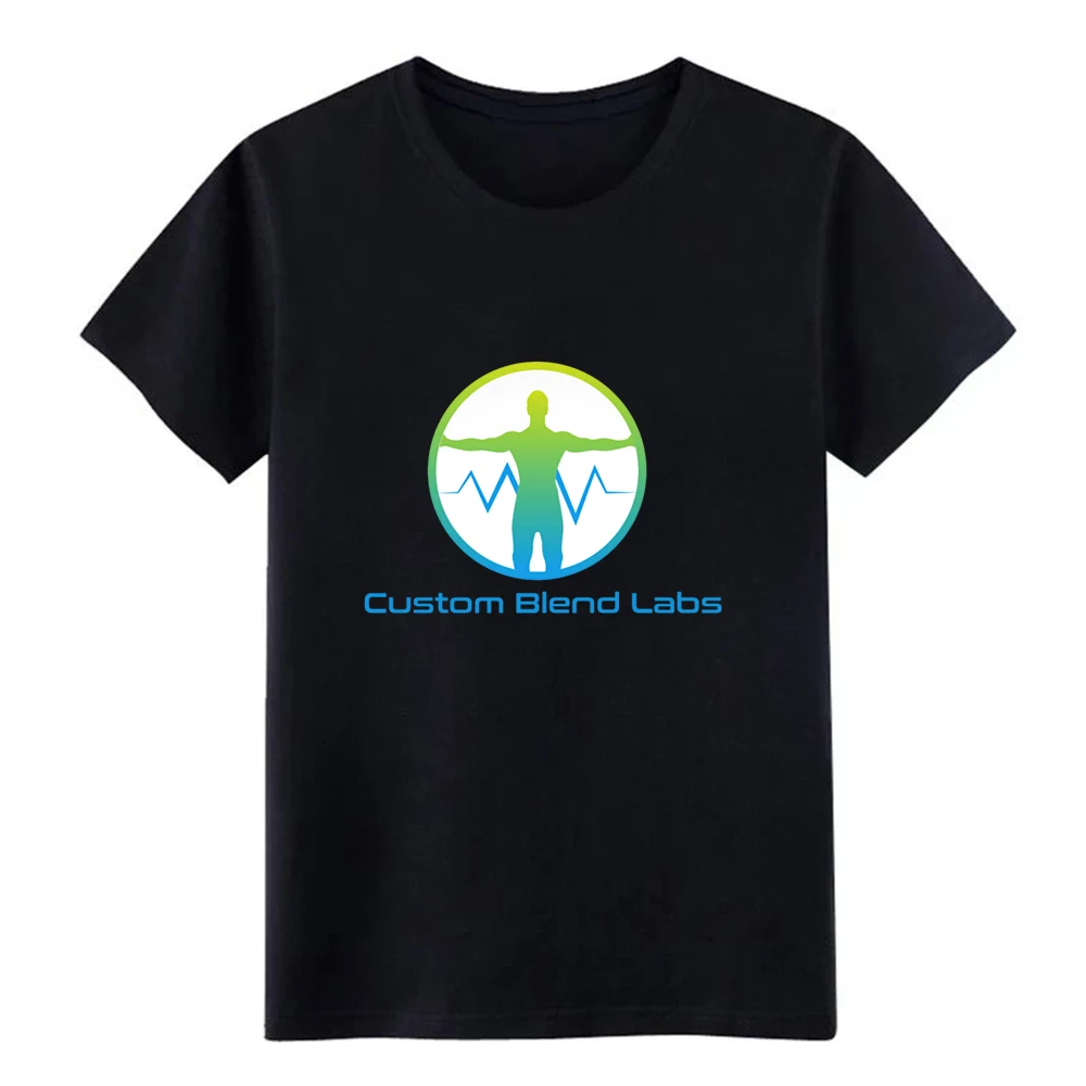 custom blend labs logo mens moisture wicking t shirt men Customized tee shirt Crew Neck male Fitness Building summer cool tshirt