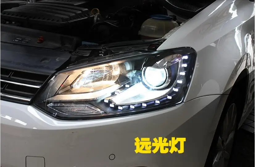 HID, 2011~, автомобильный Стайлинг для POLO фар, sharan, Golf6, routan, saviro, polo, passat, magotan, POLO Головной фонарь