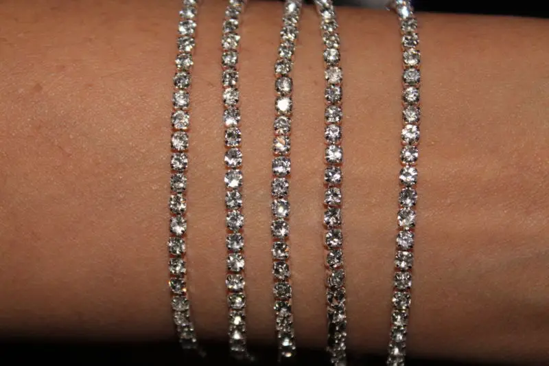 Buy 50 Meter AAA Sparkling Clear Crystal Rhinestone