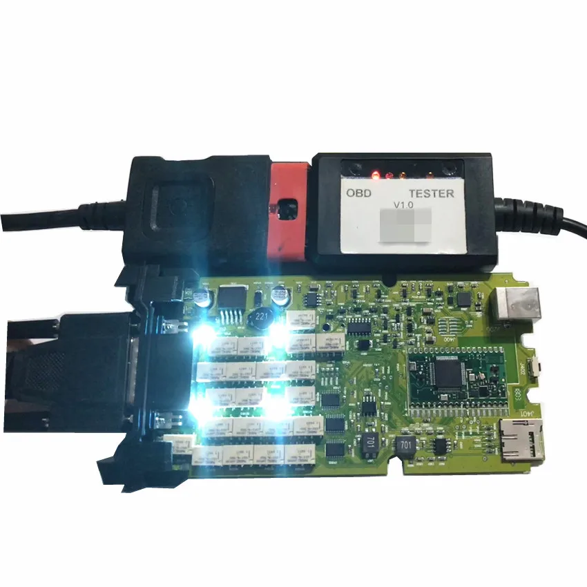 OBDIICAT TCS желтый PCB TCS Pro OBD2 BT R3/,00 keygen для автомобилей/грузовиков диагностический инструмент считыватель кодеров как MVD Multidiag