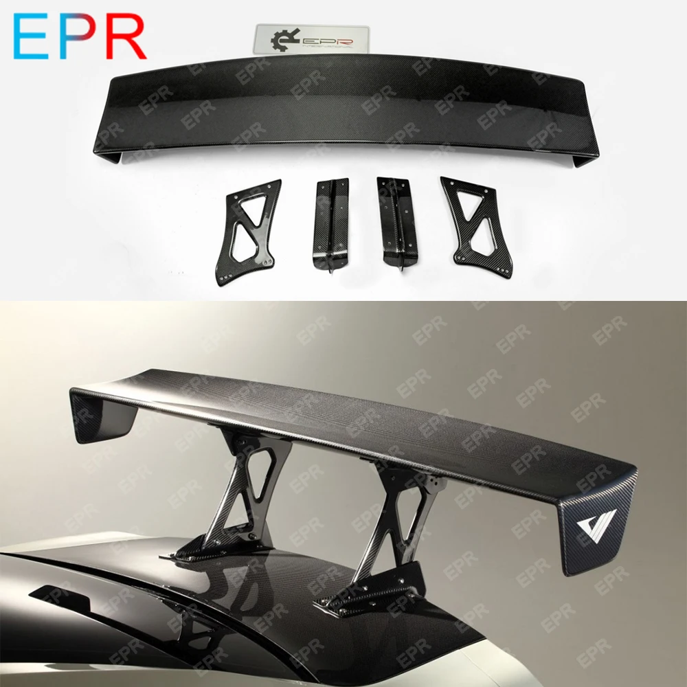 

For Nissan R35 GTR Carbon Fiber GT Wing Spoiler Body Kit Car Styling Auto Tuning Part For GTR R35 Varis Euro Edition GT Wing