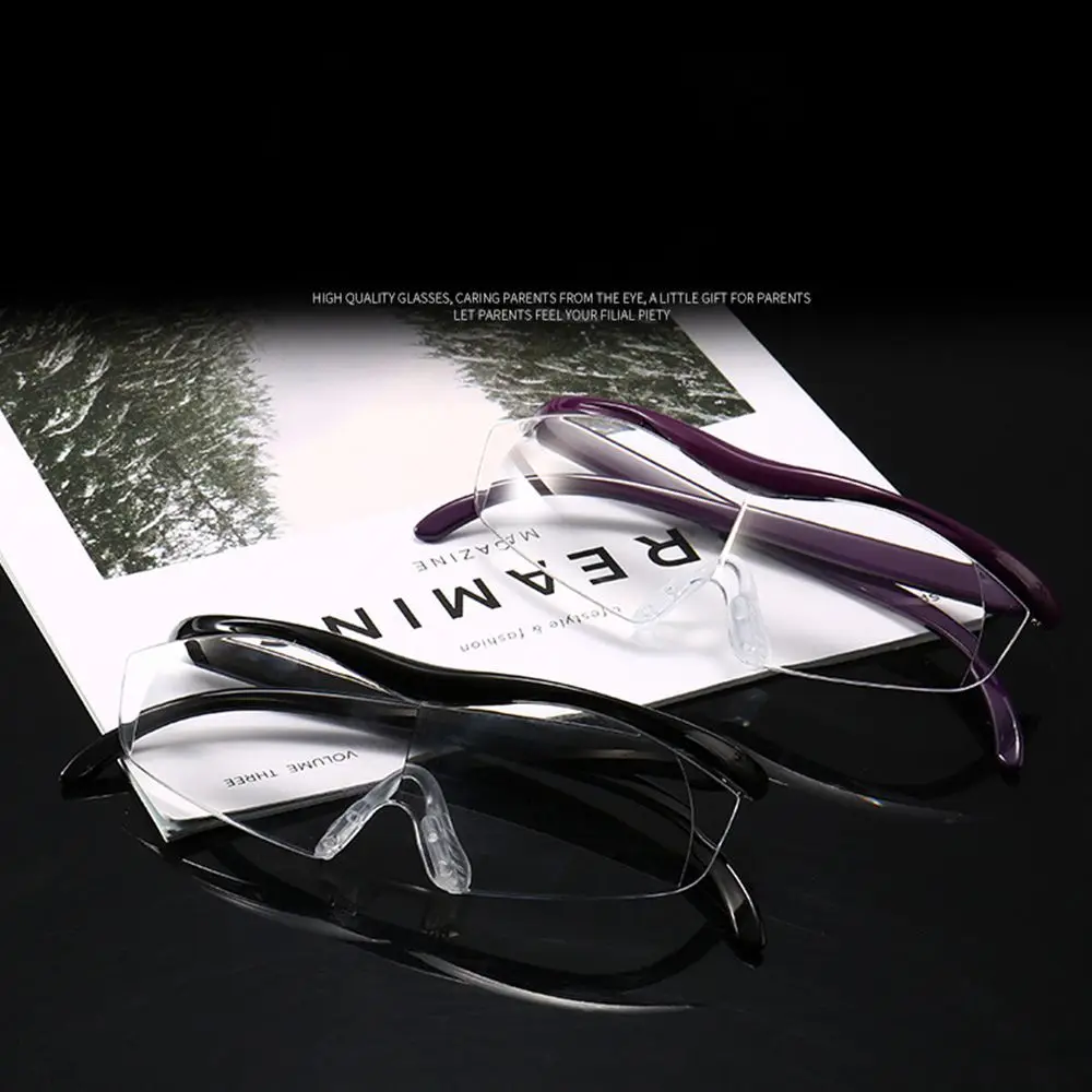 

2019 Presbyopic Magnifying Glasses See More Big Reading Glasses 180% Magnification Portable Gift For Parents Driver Goggles