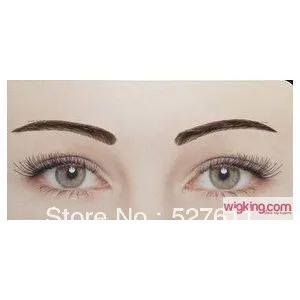 

1 pair real fake eyebrow hair  for women 100% human hair for eyebrows