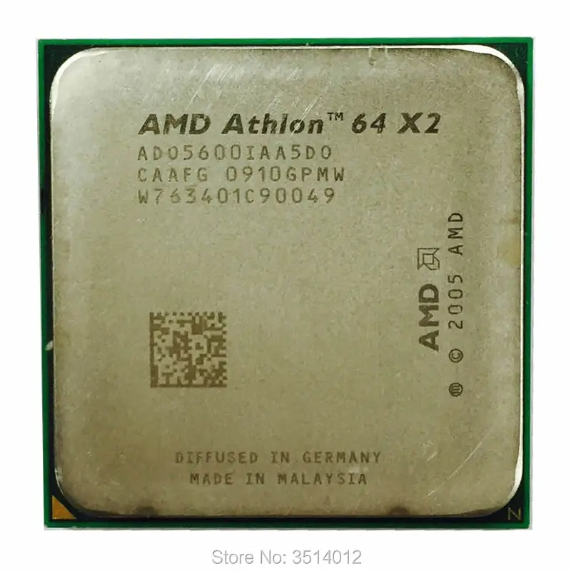 Двухъядерный процессор AMD Athlon 64 X2 5600 + 2 9 ГГц ado5600ia5do/ado560bia5do Socket AM2|athlon x2|athlon x2 5600cpu