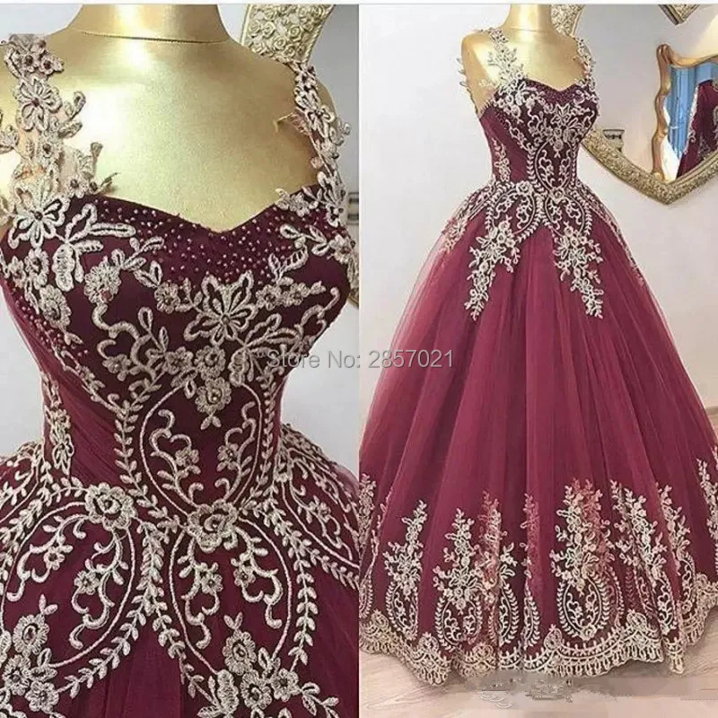 A Line Tulle Long Prom Dresses 2018 Formal Evening Embroidery Gorgeous Beads Custom Made Women Gowns Vestido De Festa | Свадьбы и