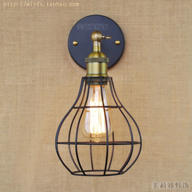 

IWHD Aplik Loft Style Industrial Wall Light Fixtures Home Rustic Retro Vintage Wall Lamp LED Sconce Wandlampen Edison