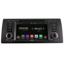 7″ 2 din Pure Android 5.1 Quad Core Car DVD Player Touchscreen GPS Stereo Radio Device for BMW E39 E53 M5 X5 16GB Support DAB+