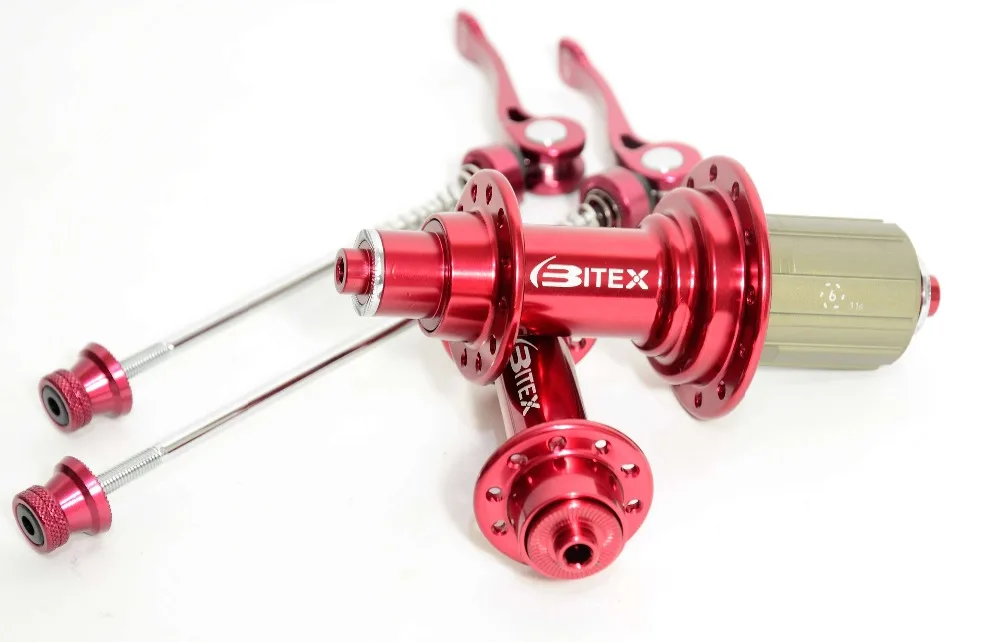 Bitex R13 Road Bike Mozzo Anteriore 75g cuscinetto del Mozzo Posteriore  215g Super Leggero 6 nottolini 20/24 Fori compreso gli spiedini  Freeshipping|bearing hub|road bike hubbike hub - AliExpress