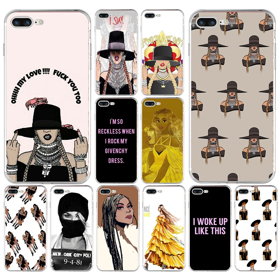 

159H Beyonce Lemonade I Slay Pop Music Soft TPU Silicone Cover Case For Apple iPhone 6 6s 7 8 plus Case