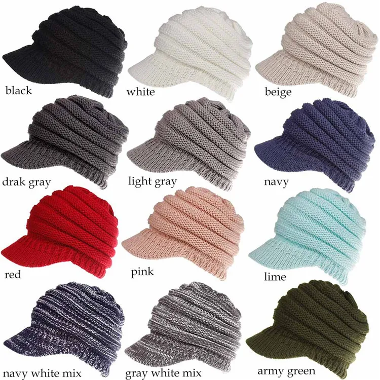 2018 New Autumn And Winter Fashion Lady Warm Hat For Women's Caps Skullies & Beanies Wool Acrylic Casual Solid Hat ACI126 (3)