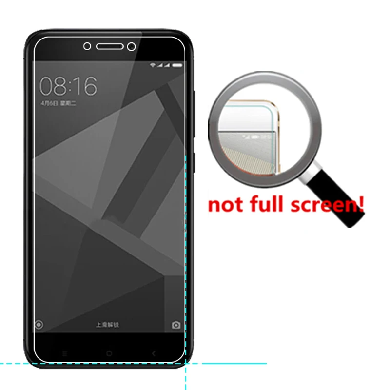 For-Xiaomi-Redmi-Note-4X-Tempered-Glass-5-5-Not-full-cover-Screen-Protector-9H-Protective