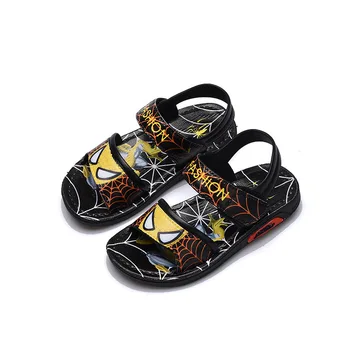 

davidyue cute spiderman boys sandals children beach kids sandals summer toddler soft rubber children sandals slippers kids shoe