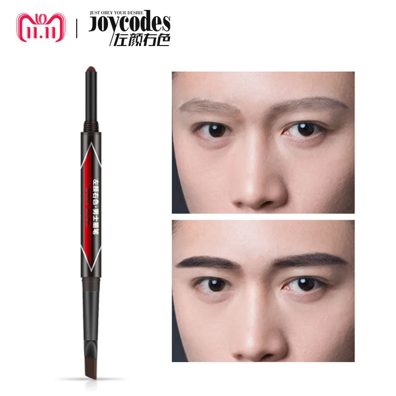 

JOYCODES Men Eye Brow Tint Cosmetics Natural Pencil Long Lasting Paint Eyebrow Waterproof Black Brown Eyebrow Pencil Makeup