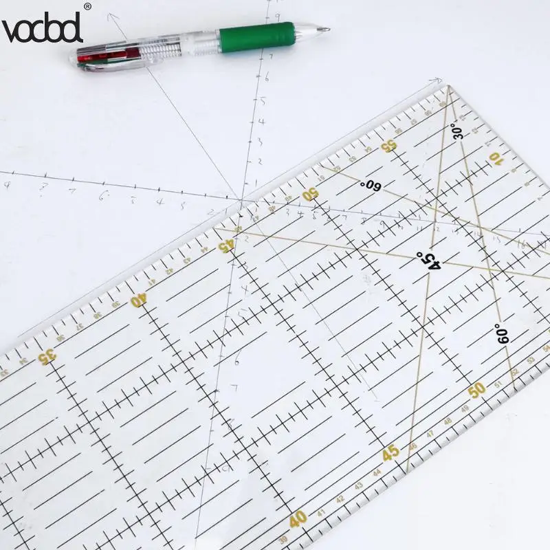 DIY ручной работы в стиле пэчворк средства ухода за кожей стоп по индивидуальному заказу для квилтинга инструменты акриловые Материал 60*15 см в стиле пэчворк с измерительной линейкой шов швейная линейки с масштабом