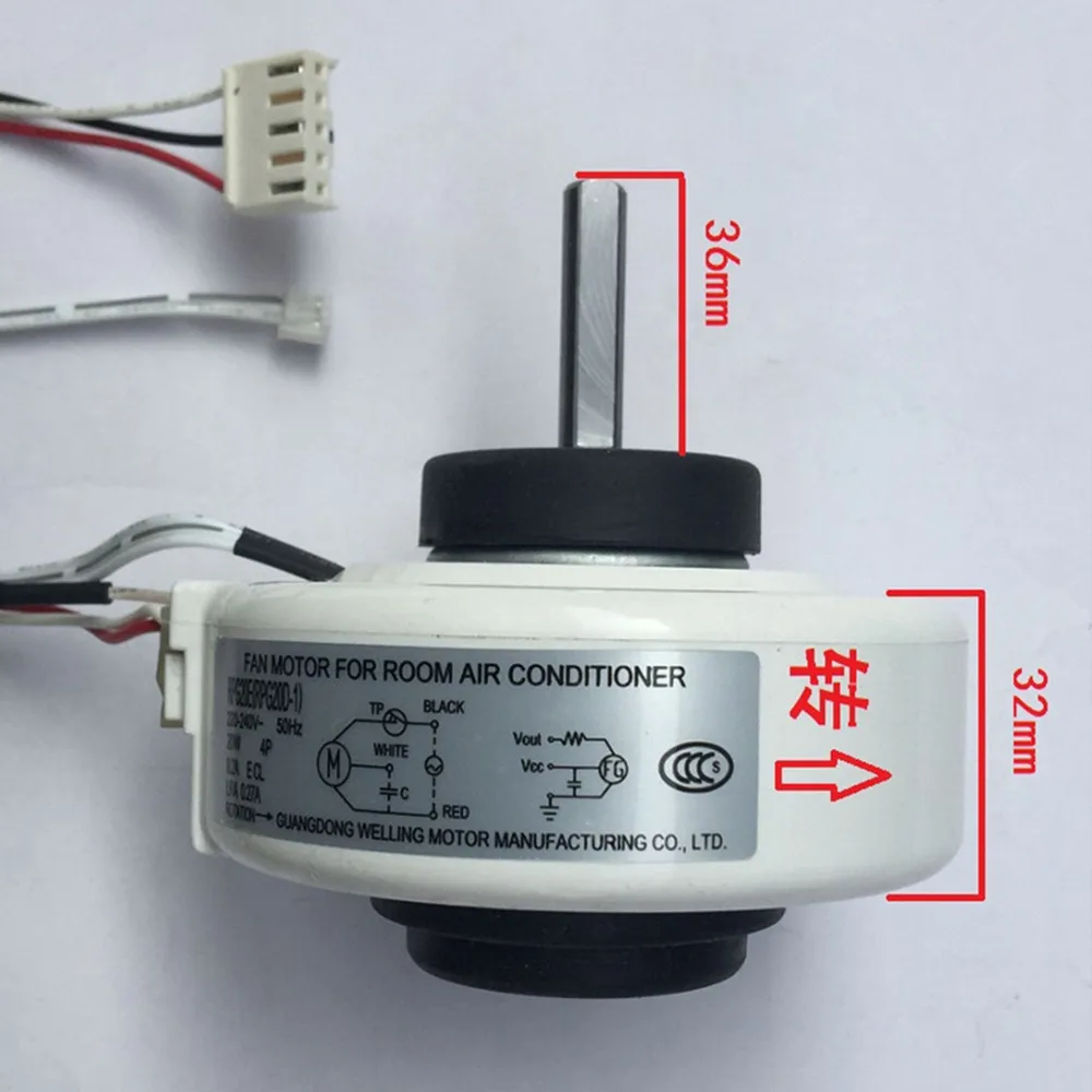 Penyejuk Udara Indoor Motor Cocok Untuk Midea Air Conditioner Fan Motor Rpg13h Rpg20erpg20d 1 Remote Controls Aliexpress