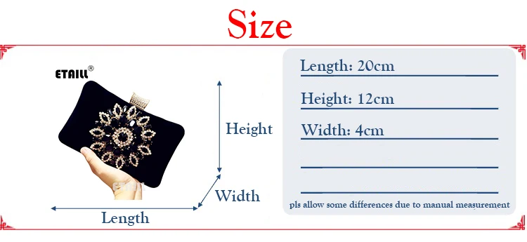 Ladies Satin Clutch Handbag Women Evening Bag Bridal Wedding