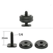 1 4 Tripod Mount Screw with Double Layer to Flash Hot Shoe Adapter Holder Mount Photo