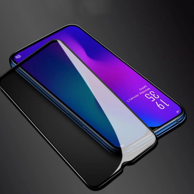 

EXUNTON For OPPO F7 F9 pro R15X R17 pro RX17 NEO RX17 pro A7X K1 Privacy Anti Spy Tempered Glass Anti-spy Screen Protector Film