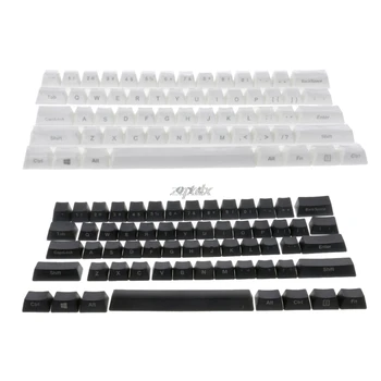 

Side Printed 60 OEM Profile Thick Pbt Keycaps for Keyboard GH60 POKER 61 Z09 Drop ship
