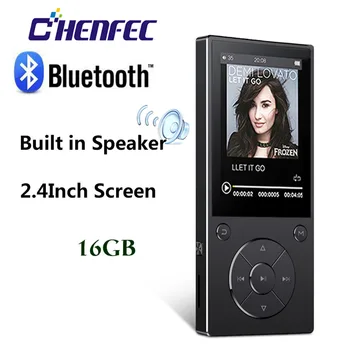

Portable MP4 Player With Speaker 16GB Bluetooth 4.0 Hifi 2.4 Screen Music Player With FM Radio, Recording,TF Card Up To 128G