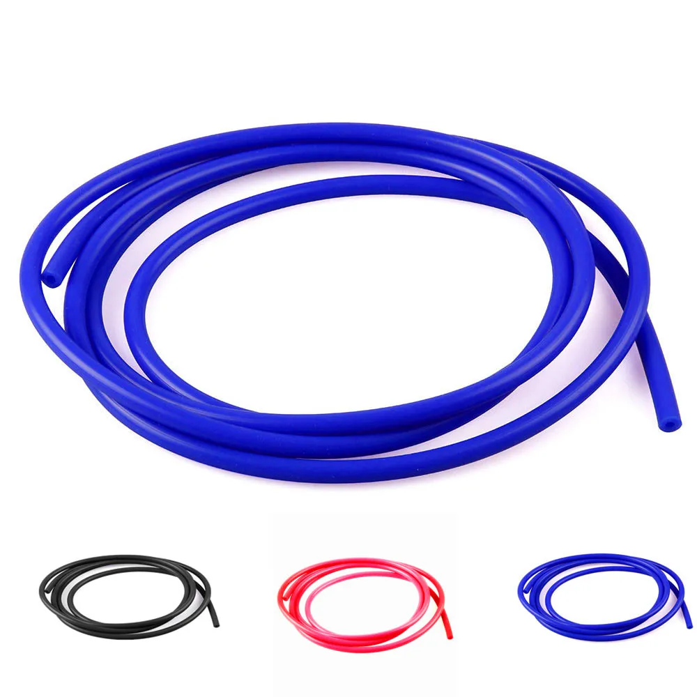

Universal 1meter ID 3mm/4mm/6mm/8mm Black silicone vacuum hose 100% Silicone Hose Pipe
