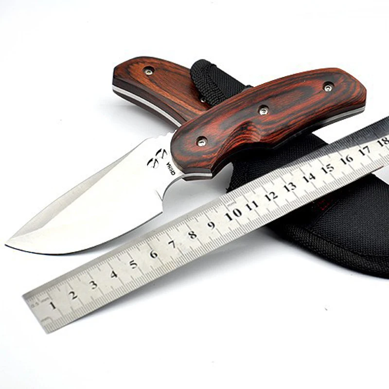 

Brand Fiexd Camping Knife Hunting Knife Outdoor Survival Tools With Sheath SDIYABEIZ