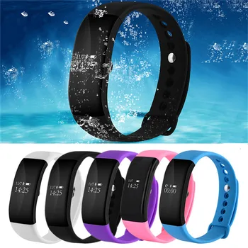 

2020 Upgrade Version V66 Bluetooth Smart Bracelet Heart Rate Monitoring Waterproof Sports Fitnss Smart Wristband for iPhone7 8 x
