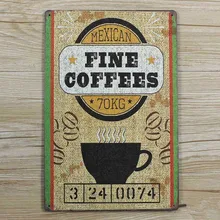 Новое поступление xd28" мексиканский прекрасный кофе" Винтаж металлические знаки домашнего декора Дом Офис Ресторан Бар Металл картин 20x30 см