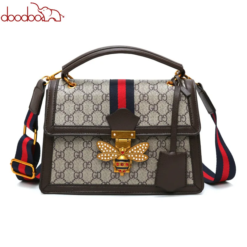 

2019 New European Fashion Flip Bag Cross Body Bag Women's Luxury Chain Shoulder Bag Designer Messenger Bag Vintage Satchels