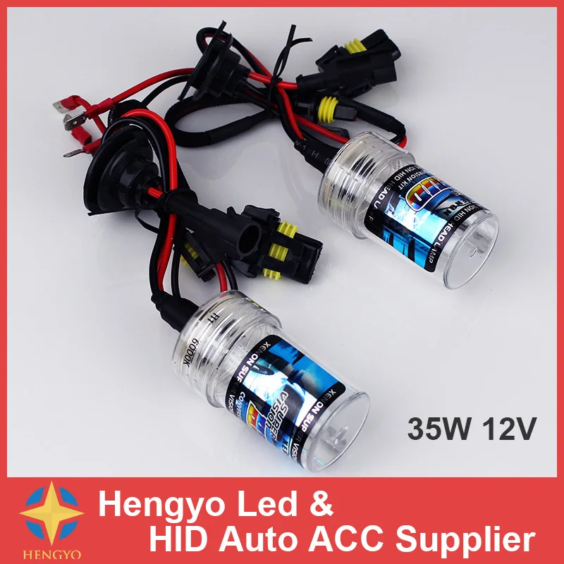 Гарантия 12 месяцев H1 H7 H9 H10 H11 880 881 35W 6000K HID ксеноновая Автомобильная замена лампы