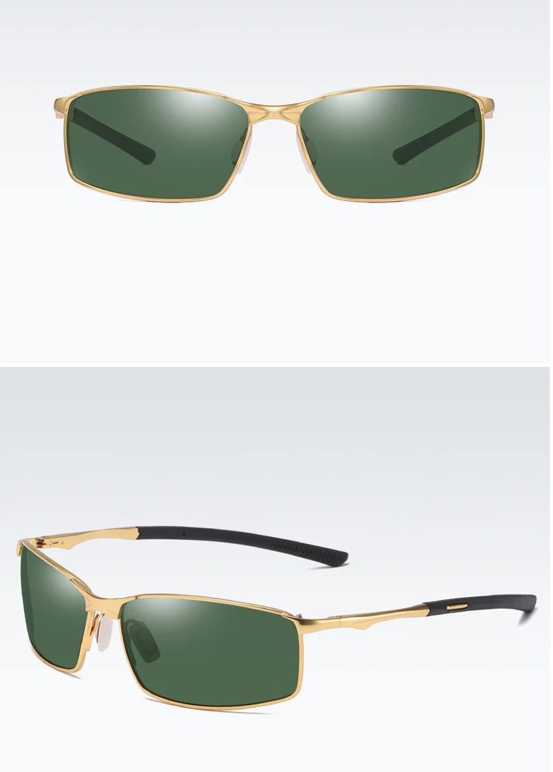Rectangular Sunglasses Polarized Men detail (11)
