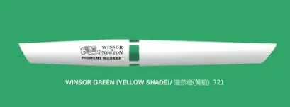 Winsor& Newton пигментные маркеры синие и зеленые тона - Цвет: Winsor Green