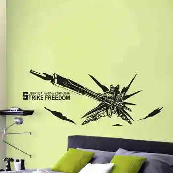

GUNDAM Wall Decal Vinyl Wall Stickers Decal Decor Home Decorative Decoration Anime Strike Freedom Gundam Car Sticker