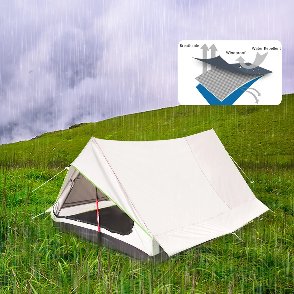 

Professional 2 Person Oudoor Ultralight Camping Tent Double Door Mesh Tent Shelter Tourist Hiking Beach Travel Camping Fishing