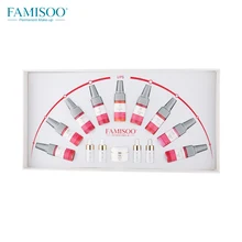 FAMISOO полный набор губ пигмент Комплект Перманентный макияж машина включает Топы уровень пигмент ремонт эссенция Nusing крем 14 бутылок