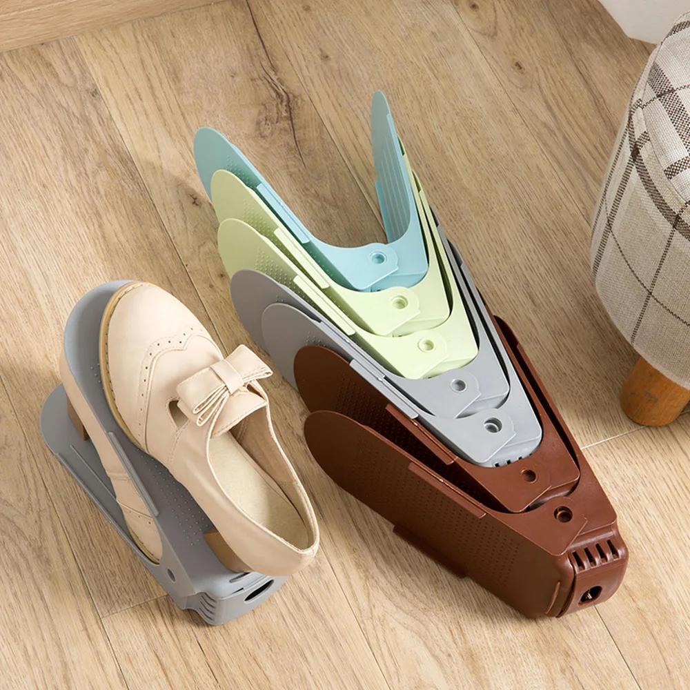 A1Integrated обувная стойка Shleves может регулировать маленький подставка для обуви обувной кронштейн простой бытовые контейнеры обувной шкаф LU11031559