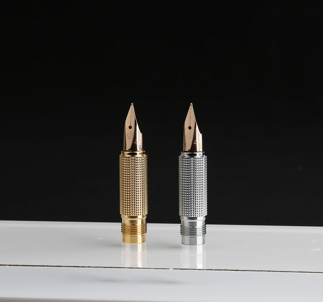 Hero 200E 14K золото коллекция авторучка матовый черный/Серый Золотой/Серебряный зажим тонкий перо подарочная ручка и коробка для бизнеса и офиса
