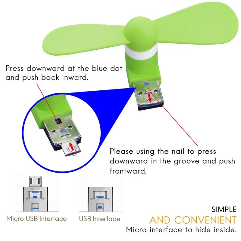 BinFul карманные вентиляторы USB гаджет портативный летний Micro USB Крутые гаджеты мини вентилятор универсальный для Android OTG телефонов power Bank ноутбука