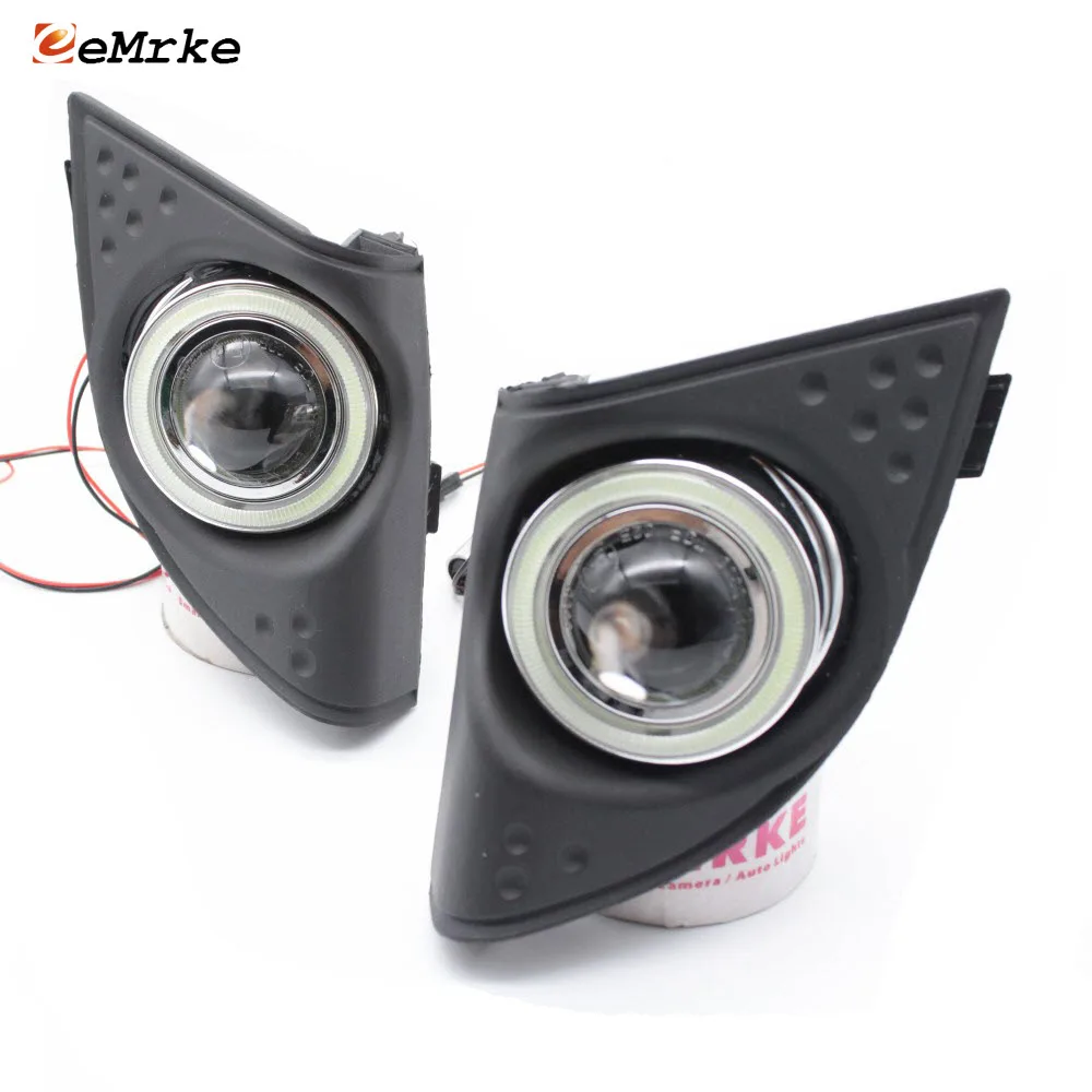 For Acura TSX 2009 2010 3 in 1 White Angel Eyes DRL Yellow Signal Light